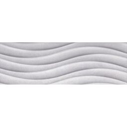 ceramika końskie milano soft grey wave płytka ścienna 25x75 