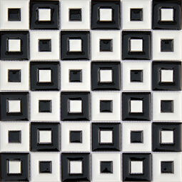 ceramstic flash black&white mozaika ceramiczna 30x30 (mc-04) 