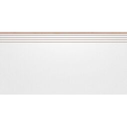 Cerrad - New Design, Cambia, CERRAD CAMBIA WHITE STOPNICA LAPPATO REKTYFIKOWANA 29.7X59.7X0.8 