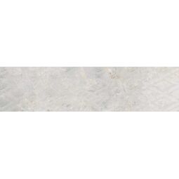 cerrad masterstone white geo dekor poler rektyfikowany 29.7x119.7 
