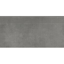cerrad concrete graphite stopnica rektyfikowana 29.7x59.7 
