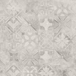 cerrad softcement white patchwork dekor poler rektyfikowany 59.7x59.7 