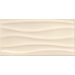 cersanit ps500 beige wave structure glossy płytka ścienna 29.7x60 