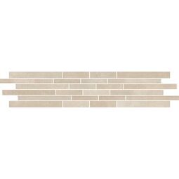 cersanit velvet concrete beige stripes matt mozaika 12x60 