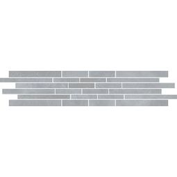 cersanit velvet concrete light grey stripes matt mozaika 12x60 