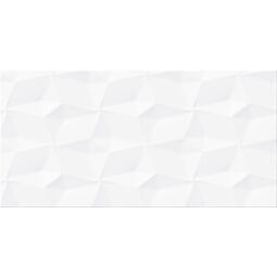 Cersanit, Una Super Matt, CERSANIT PS500 WHITE TWIST STRUCTURE SUPER MATT PŁYTKA ŚCIENNA 29.7X60 