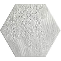 codicer milano white hexagonal gres 22x25 