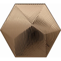 decus hexagono piramidal bronce 1 dekor 15x17 