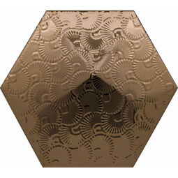decus hexagono piramidal bronce 2 dekor 15x17 
