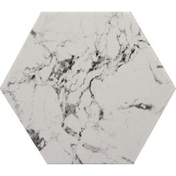 marmol carrara hexagono gres 14x16.3 