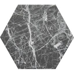 marmol marquina hexagono gres 14x16.3 