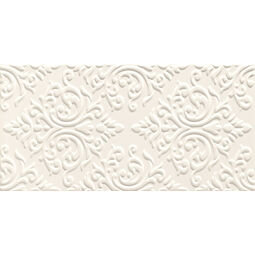 domino delice white str dekor 22.3x44.8 