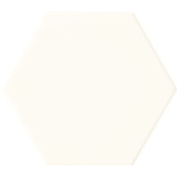 domino burano white hex płytka ścienna 11x12.5 