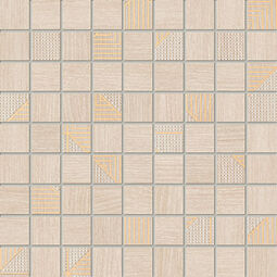domino woodbrille beige mozaika 30x30 