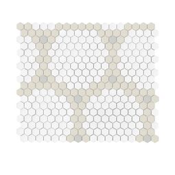 Dunin, House Loves, DUNIN MINI HEXAGON GARLAND COTTON MATT MOZAIKA 40.1X34.1 