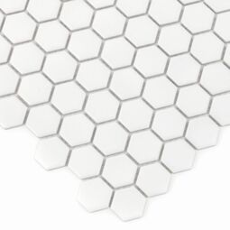 Dunin, House Loves, DUNIN MINI HEXAGON WHITE MATT MOZAIKA 26X30 