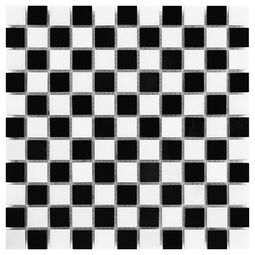 dunin black&white pure b&w mix 25 mozaika kamienna 30.5x30.5 