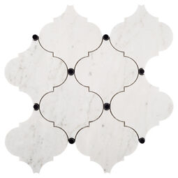 dunin carrara white hall mozaika kamienna 30x30 