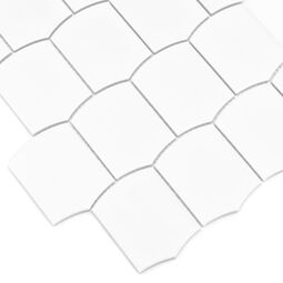 dunin arcado white matt mozaika gresowa 25.6x29.2 