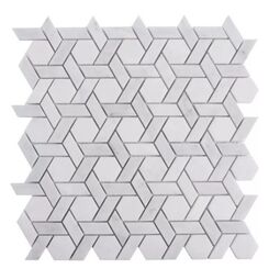 dunin carrara white armor mozaika kamienna 29x30 