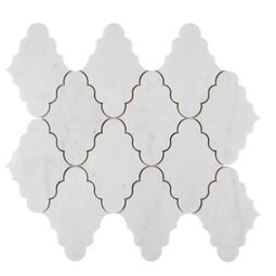 dunin carrara white crest mozaika kamienna 25x30 