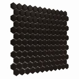 dunin mini hexagon black  matt mozaika 26x30 