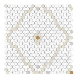 dunin mini hexagon rombdance cotton matt mozaika 50.2 x 52.3 
