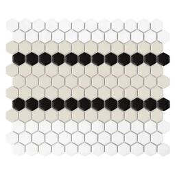 dunin mini hexagon stripe 5.c matt mozaika 26x30 