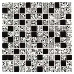 lunar zebra mix 23 mozaika szklana 29.8x29.8 