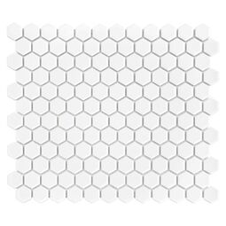dunin mini hexagon white mozaika 26x30 