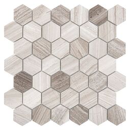 dunin woodstone grey hexagon 48 mozaika kamienna 29.8x30.2 