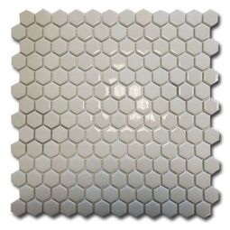 el casa enamel hexagon white brillo mozaika 29.8x30.8 