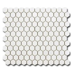 el casa hexagon blanco mat mozaika gresowa 26x30 