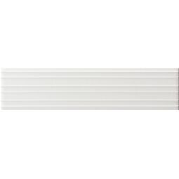 Equipe Ceramicas, Lumina, EQUIPE LUMINA WHITE ALYSSUM MATT RIVIA PŁYTKA ŚCIENNA 6X24.6 (32378) 