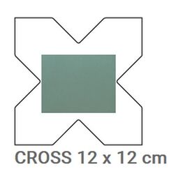 Equipe Ceramicas, Porto, EQUIPE PORTO CROSS PICKLE GREEN GRES 17.5X20 (30621) 