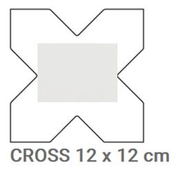 Equipe Ceramicas, Porto, EQUIPE PORTO CROSS WHITE GRES 17.5X20 (30614) 