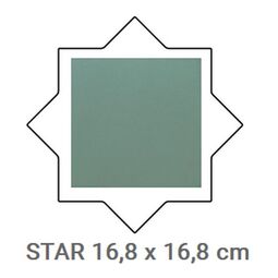 Equipe Ceramicas, Porto, EQUIPE PORTO STAR PICKLE GREEN GRES 17.5X20 (30630) 