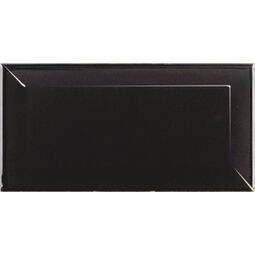 Equipe Ceramicas, Metro, EQUIPE METRO BLACK MATT PŁYTKA ŚCIENNA 7.5X15 (14263) 