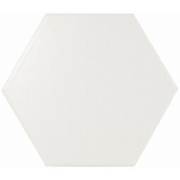 Equipe Ceramicas, Scale, EQUIPE HEXAGON WHITE MATE PŁYTKA ŚCIENNA 12.4X10.7 (21767) 