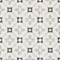 equipe art nouveau karlsplatz grey gres dekor 20x20 (24417) 
