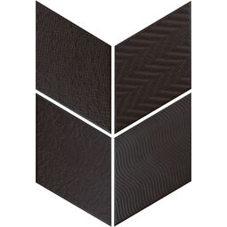 rhombus black gres 14x24 (21295) 