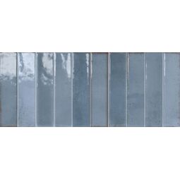 idea ceramica art nouveau blue płytka ścienna 25x60