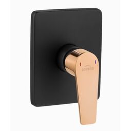 invena midnight bateria podtynkowa 1-funkcyjna black/gold rose (bp-35-001-v)