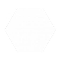 keros ceramika element blanco gres hexagon 23x27 