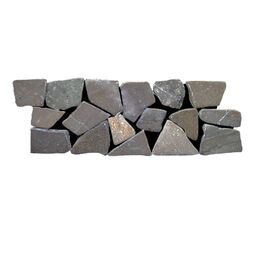 mozaika kamienna z marmuru maluku black 10x30 