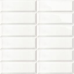 Mainzu Ceramica, Solid White, MAINZU CERAMICA BISSEL BLANCO BRILLO PŁYTKA ŚCIENNA 10X30 