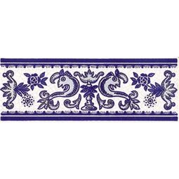 Mainzu Ceramica, Zocalo, MAINZU CERAMICA AZUL CUARTEO CENEFA 7X20 