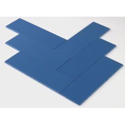 manufaktura mozaik cegiełka blue płytka podłogowa 9.5x29 