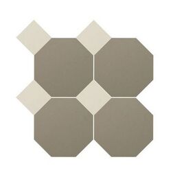 oktagon szaro biały mozaika 34x34 