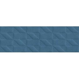marazzi outfit blue struttura tetris 3d m12a płytka ścienna 25x76 